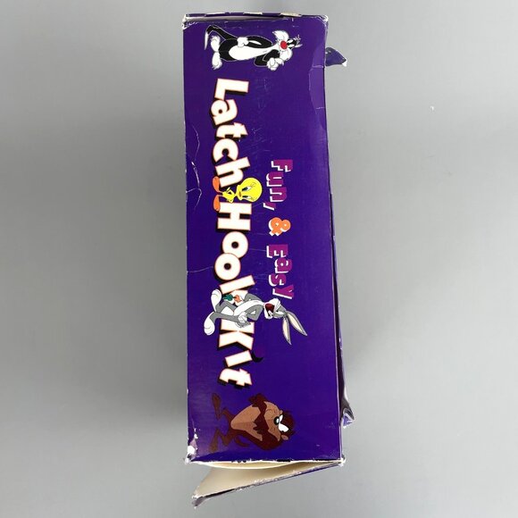 Tweety Bird Spotlight Looney Tunes Latch Hook Kit LT0101 Opened Vintage 1990s - Picture 4 of 6